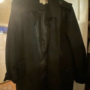 Michael Kors- Women's Black Trench Coat